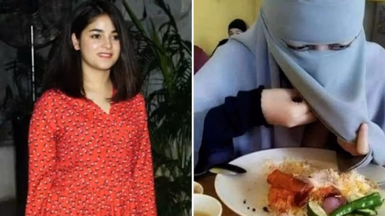Dangal actress Zaira Wasim defends woman eating in Niqab; says totally 'my choice'