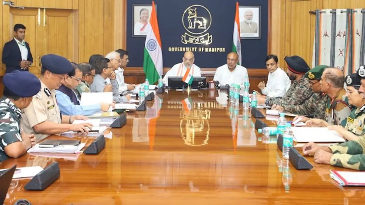 ಮಣಿಪುರದಲ್ಲಿ ಅಮಿತ್‌ ಶಾ ಶಾಂತಿ ಮಂತ್ರ: ಮೀಟಿ, ಕುಕಿ ಸಮುದಾಯದ ನಾಯಕರ ಜತೆ ಶಾಂತಿ ಸಭೆ