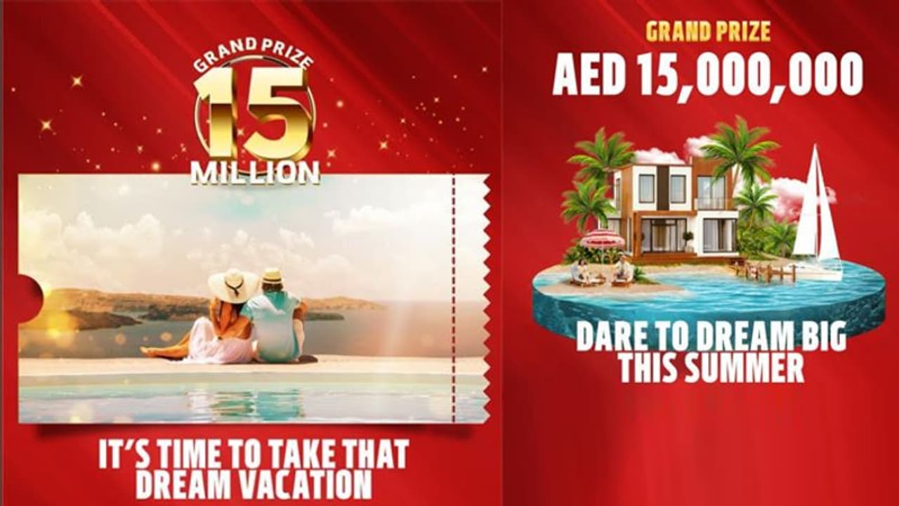 ബിഗ് ടിക്കറ്റ്: 15 മില്യൺ ദിര്‍ഹം സമ്മാനം, ഒപ്പം 99 പേര്‍ക്ക് ക്യാഷ് പ്രൈസുകളും