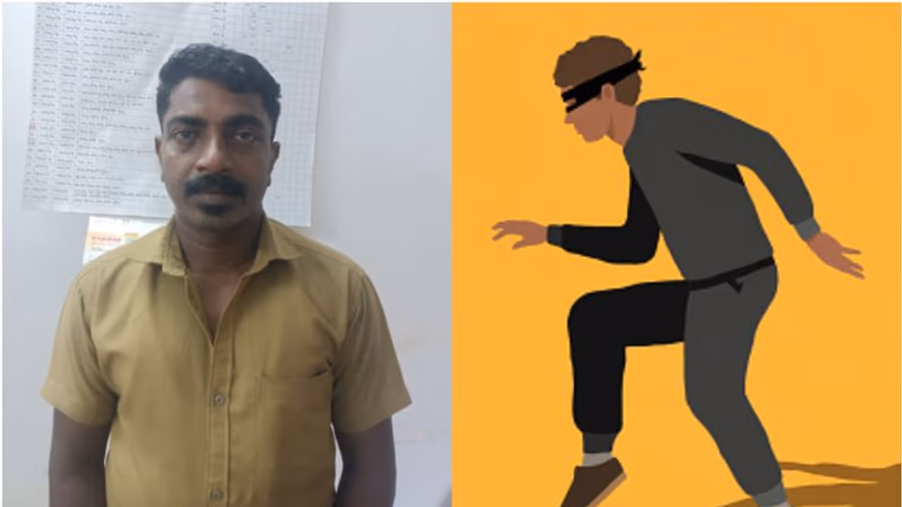 വെളുപ്പിന് യുവതിയുടെ സ്കൂട്ടറിനെ പിന്തുടർന്നു, 4 പവന്‍റെ മാലപൊട്ടിച്ചു; ഹെൽമറ്റിട്ടിട്ടും സിസിടിവി കുടുക്കി