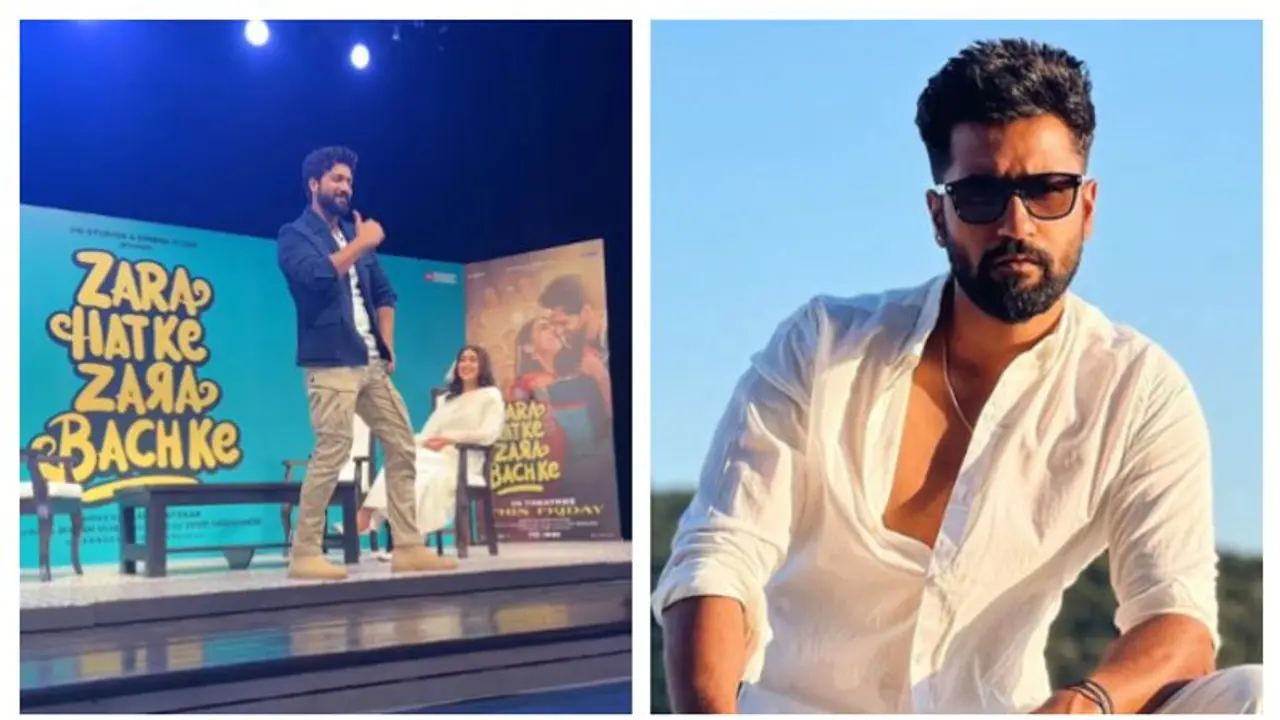 Zara Hatke Zara Bachke star Vicky Kaushal dances to Punjabi song 'Obsessed' on stage in Delhi; WATCH Zara Hatke Zara Bachke star Vicky Kaushal dances to Punjabi song 'Obsessed' on stage in Delhi; WATCH