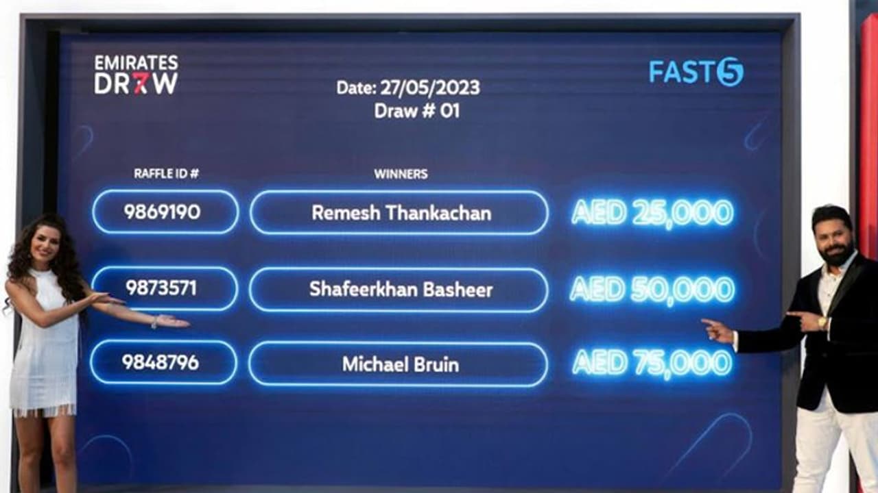 Emirates Draw FAST5: ആദ്യ വിജയിക്ക് സ്വന്തം 75,000 ദിര്ഹം Emirates Draw FAST5: ആദ്യ വിജയിക്ക് സ്വന്തം 75,000 ദിര്ഹം