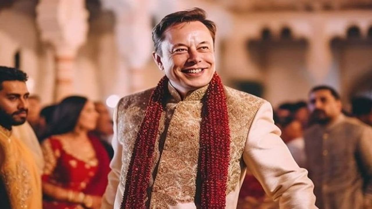 ഇന്ത്യൻ വിവാഹത്തിൽ പങ്കെടുത്ത് മസ്ക് ? ; വൈറലായി ചിത്രം