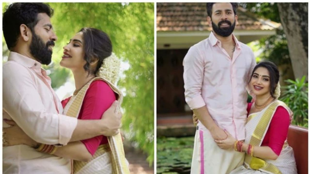 അന്ന് മുഖം കാണിച്ചില്ല, വിമര്‍ശിച്ചവര്‍ക്ക് മുന്നില്‍ സ്വന്തം വരനെ പരിചയപ്പെടുത്തി അമേയ മാത്യു 