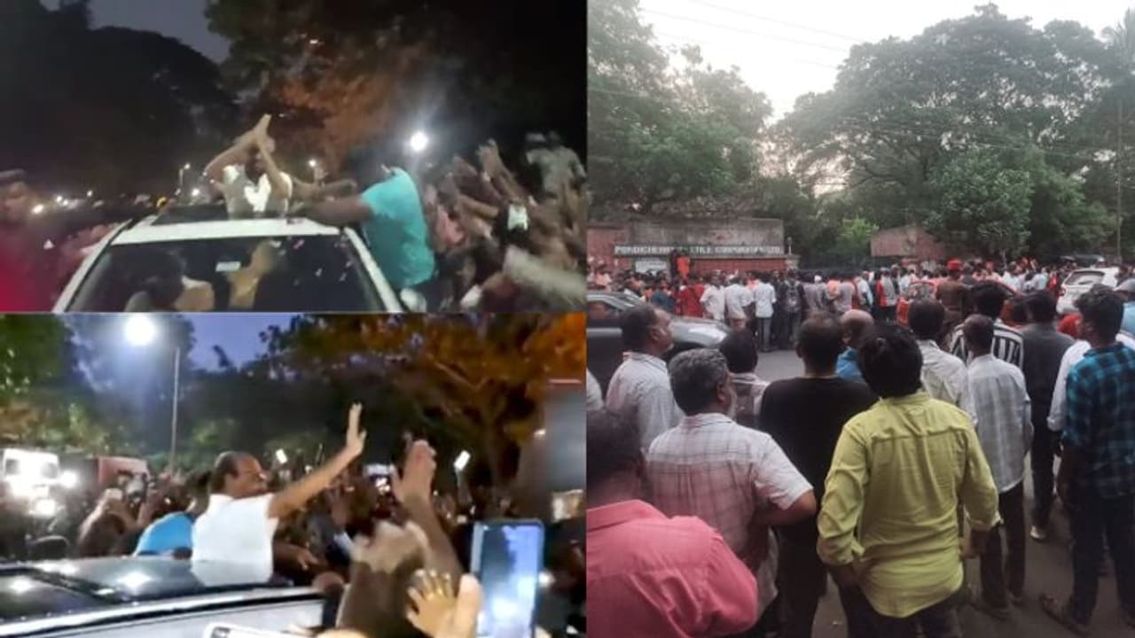 திருவண்ணாமலைக்கு திடீர் விசிட் அடித்த ரஜினிகாந்த்... ரவுண்ட் கட்டிய ரசிகர்கள் வைரலாகும் வீடியோ