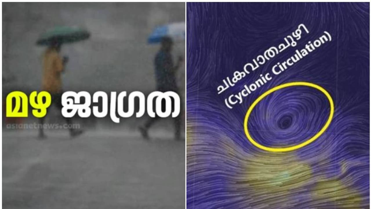 ‌ചക്രവാതച്ചുഴിയും ന്യൂനമർദ പാത്തിയും ഭീഷണി; അതിശക്ത മഴ മുന്നറിയിപ്പ്, വരും മണിക്കൂറിൽ എല്ലാ ജില്ലയിലും മഴ