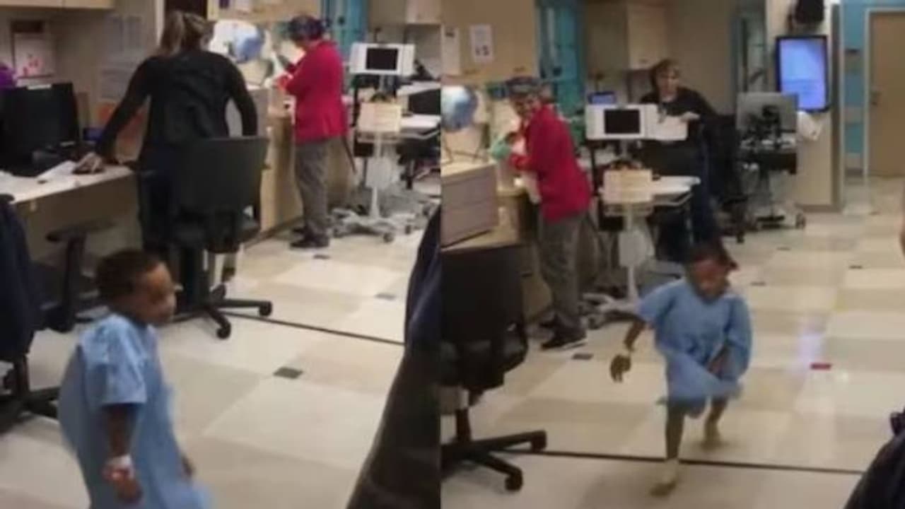 Viral video: നടക്കാൻ പോകുന്നത് വലിയ ശസ്ത്രക്രിയ, എന്നിട്ടും നൃത്തംവച്ച് ചിരിച്ച് കുട്ടി, വീഡിയോ വൈറൽ