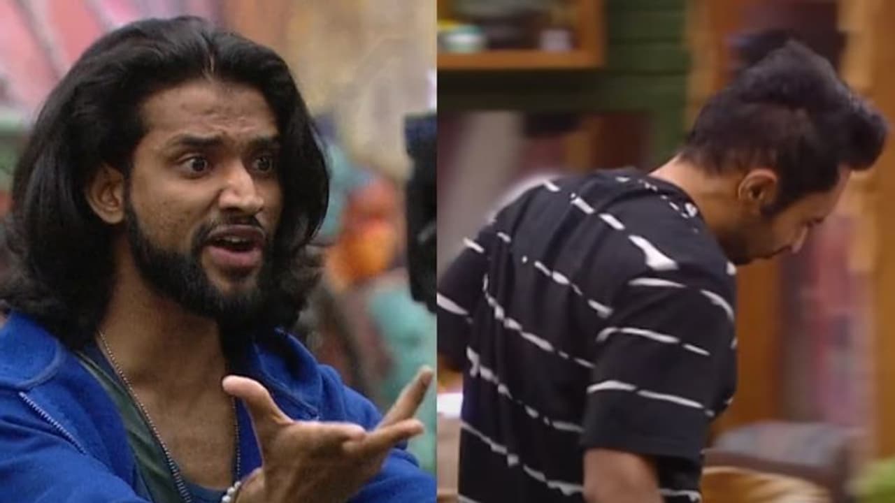 വീക്കിലി ടാസ്‍കിനിടെ റിനോഷിന്‍റെ അസഭ്യ പ്രയോഗം? കടുത്ത എതിര്‍പ്പുമായി വിഷ്‍ണു അടക്കമുള്ള മത്സരാര്‍ഥികള്‍