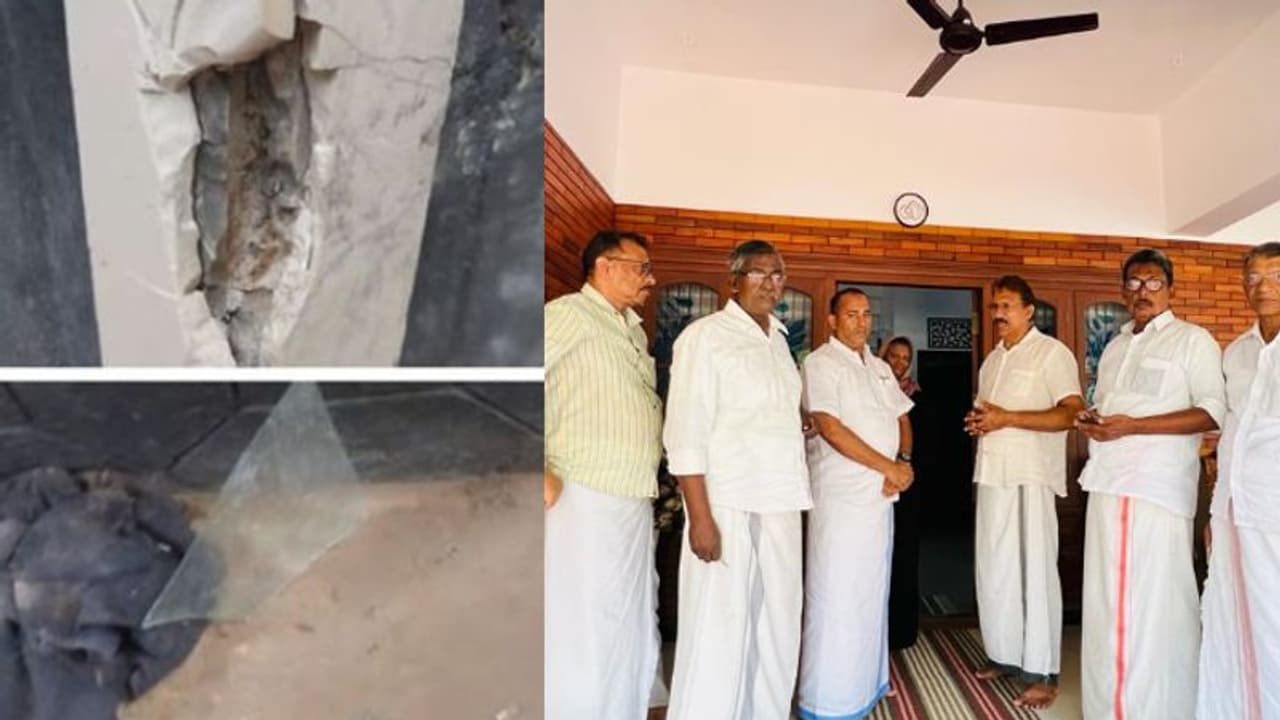 അർധരാത്രിയിൽ എത്തി ബോംബെറിഞ്ഞത് രണ്ടുപേർ, വീട്ടിലെത്തി ലീഗ് നേതാക്കൾ, കായണ്ണയിൽ ഹർത്താൽ പുരോഗമിക്കുന്നു