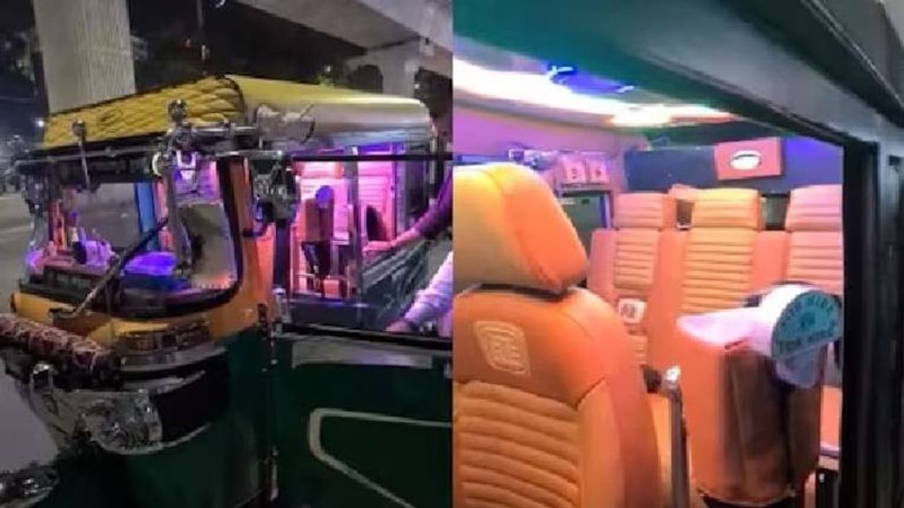 ബാംഗ്ലൂർ നഗരത്തിൽ താരമായി ആഡംബര ഓട്ടോ, സംഗതി കൊള്ളാമെന്ന് സോഷ്യൽ മീഡിയ ബാംഗ്ലൂർ നഗരത്തിൽ താരമായി ആഡംബര ഓട്ടോ, സംഗതി കൊള്ളാമെന്ന് സോഷ്യൽ മീഡിയ