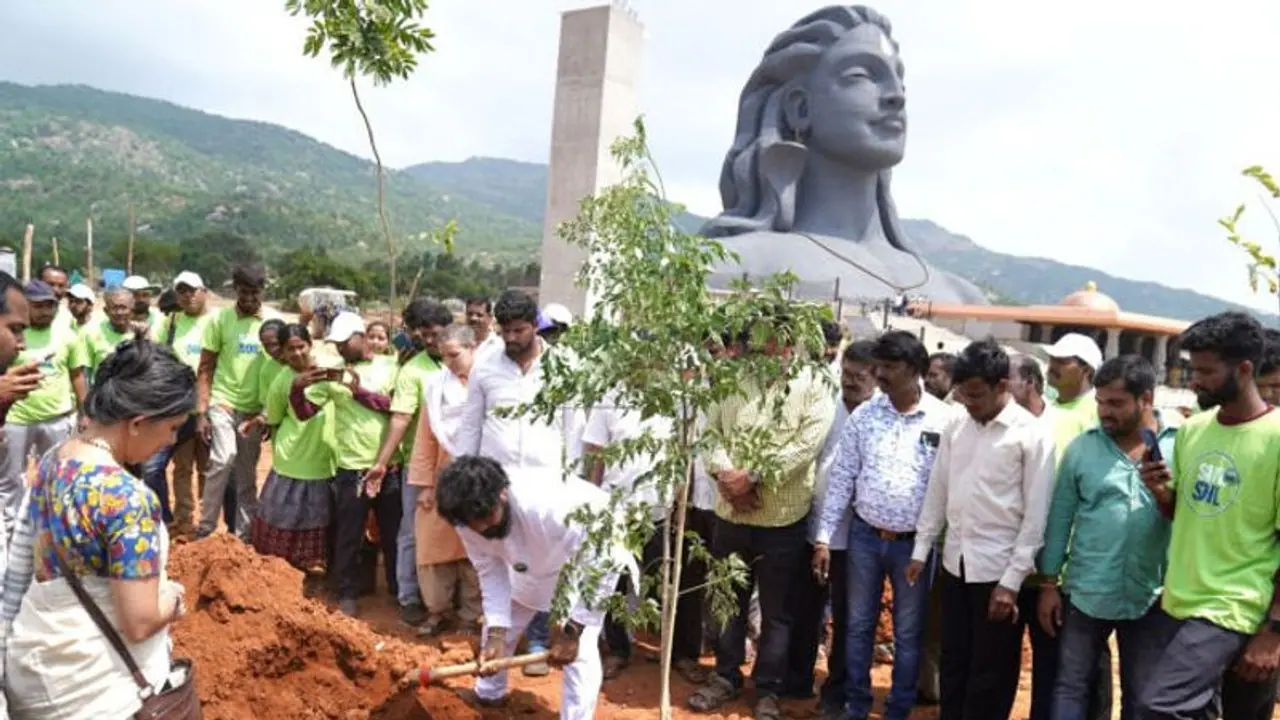1.1 crore trees in 1 year: Sadhguru's Isha Foundation begins mega plantation drive in Tamil Nadu 1.1 crore trees in 1 year: Sadhguru's Isha Foundation begins mega plantation drive in Tamil Nadu