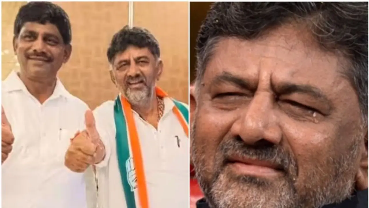 ತಮ್ಮ ಆದ್ರೂ ನನಗೆ ಮಗ ಇದ್ದ ಹಾಗೆ: ಡಿಕೆ ಸುರೇಶ್ ಬಗ್ಗೆ ಮಾತನಾಡಿ ಕಣ್ಣೀರಿಟ್ಟ ಡಿಕೆ ಶಿವಕುಮಾರ್ 