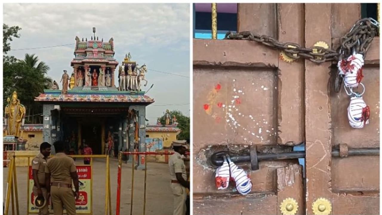  சீல் வைக்கப்பட்ட விழுப்புரம் திரௌபதி அம்மன் கோயிலை திறக்க உத்தரவிட முடியாது.. சென்னை உயர்நீதிமன்றம்.!