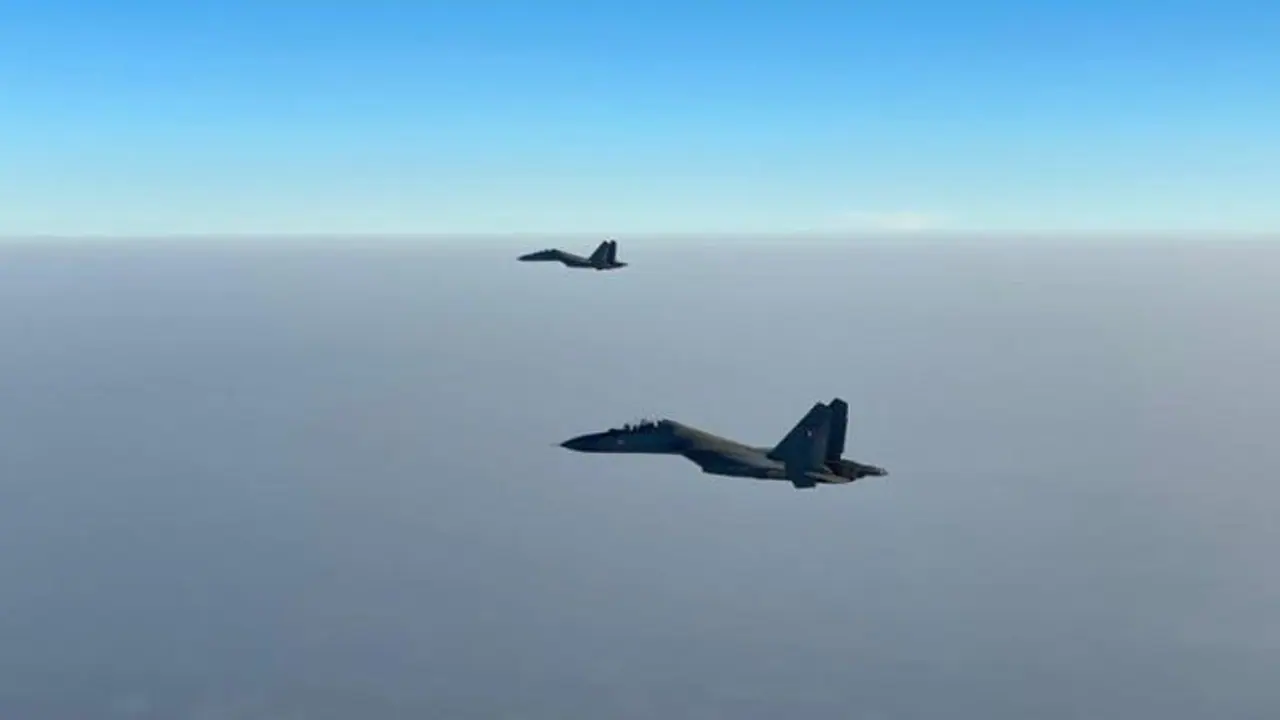 IAF has 'another outing in Indian Ocean', this time with 2 Sukhoi 30MKI fighters (PHOTOS)