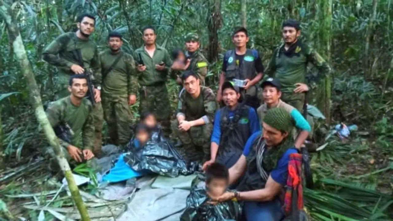 Colombian Miracle: 4 children rescued from Amazon rainforest 40 days after plane crash (WATCH) Colombian Miracle: 4 children rescued from Amazon rainforest 40 days after plane crash (WATCH)