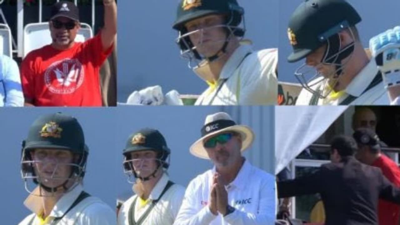 ఎర్ర టీషర్ట్ చూసి ఫ్రస్టేట్ అయిన స్మిత్.. నీకో దండంరా బాబు.. వెళ్లిపో అంటూ చేతులెత్తి మొక్కిన అంపైర్ ఎర్ర టీషర్ట్ చూసి ఫ్రస్టేట్ అయిన స్మిత్.. నీకో దండంరా బాబు.. వెళ్లిపో అంటూ చేతులెత్తి మొక్కిన అంపైర్