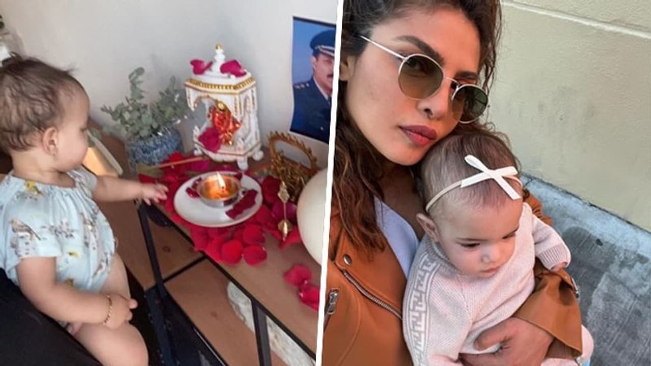 Priyanka Chopra performs special puja on dad Dr. Ashok Chopra's death anniversary, Malti plays vital role Priyanka Chopra performs special puja on dad Dr. Ashok Chopra's death anniversary, Malti plays vital role