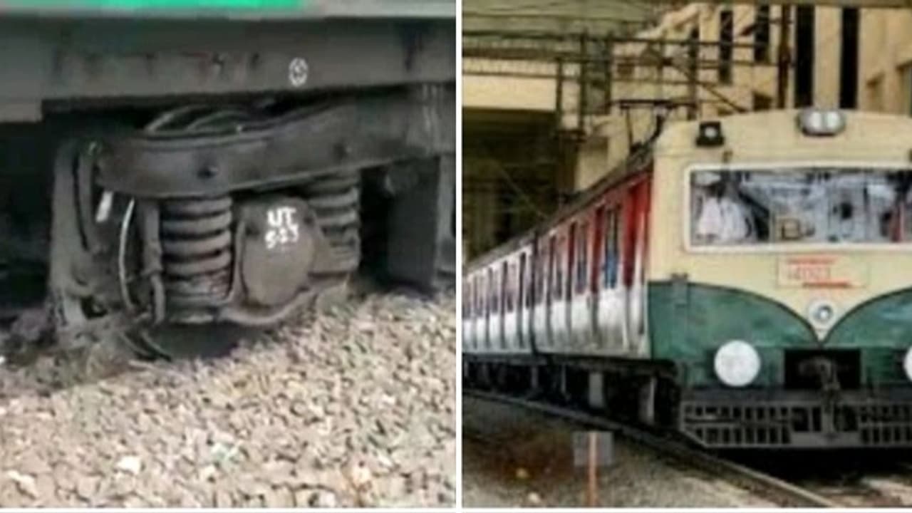 மீண்டும் விபத்தில் சிக்கிய சென்னை புறநகர் மின்சார ரயில்...! காரணம் என்ன.?