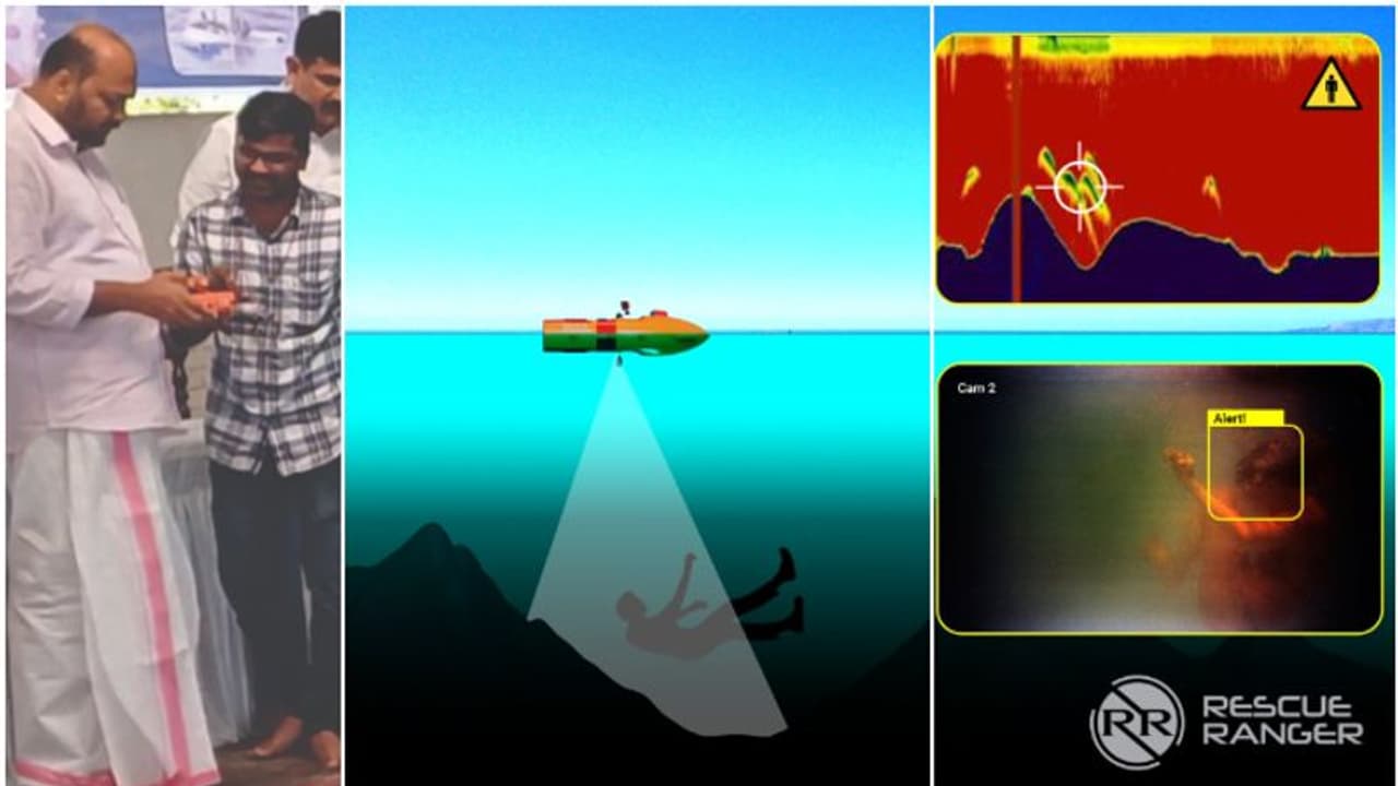 റെസ്ക്യൂ റേഞ്ചർ മെയ്ഡ് ഇൻ കേരള! വെള്ളത്തിൽ മുങ്ങിപ്പോകുന്ന ആളെ റിമോട്ട് കൺട്രോൾ ഉപയോഗിച്ച് രക്ഷിക്കാം... റെസ്ക്യൂ റേഞ്ചർ മെയ്ഡ് ഇൻ കേരള! വെള്ളത്തിൽ മുങ്ങിപ്പോകുന്ന ആളെ റിമോട്ട് കൺട്രോൾ ഉപയോഗിച്ച് രക്ഷിക്കാം...