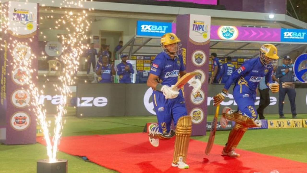 TNPL 2023: கடைசி வரை போராடிய துஷார் ரஹேஜா: ஓபனிங் மேட்சிலேயே 70ல் ஜெயிச்ச லைகா கோவை கிங்ஸ்! TNPL 2023: கடைசி வரை போராடிய துஷார் ரஹேஜா: ஓபனிங் மேட்சிலேயே 70ல் ஜெயிச்ச லைகா கோவை கிங்ஸ்!