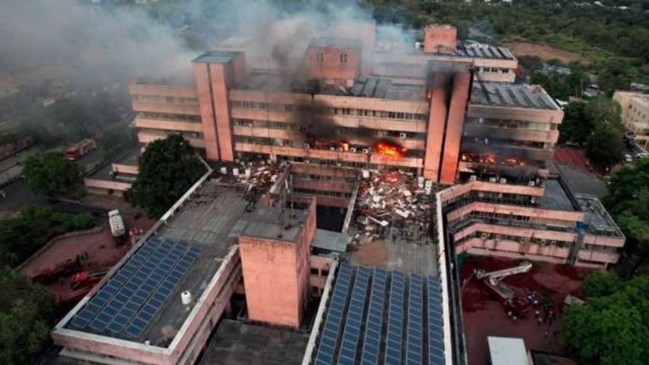 ಭೋಪಾಲ್‌: ಪ್ರಮುಖ ಕಡತಗಳಿದ್ದ ಸರ್ಕಾರಿ ಕಟ್ಟಡಕ್ಕೆ ಬೆಂಕಿ