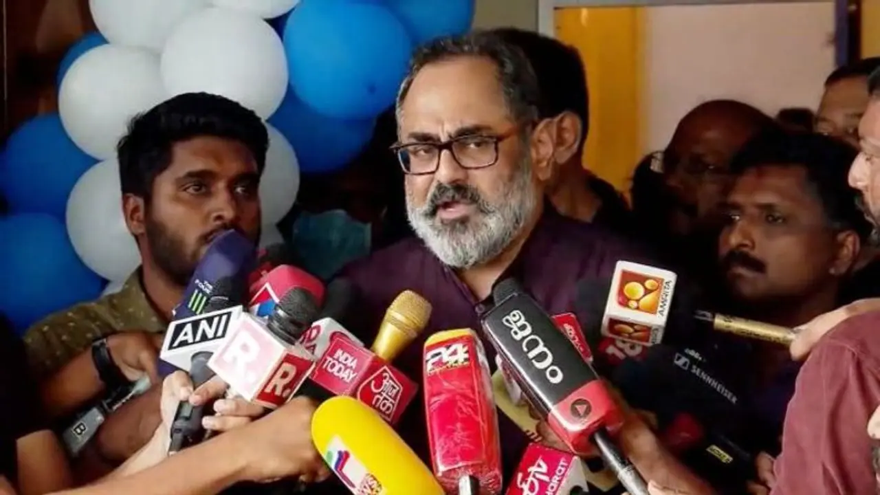 Why no noise over Karnataka's 'fact checking police': MoS Rajeev Chandrasekhar Why no noise over Karnataka's 'fact checking police': MoS Rajeev Chandrasekhar