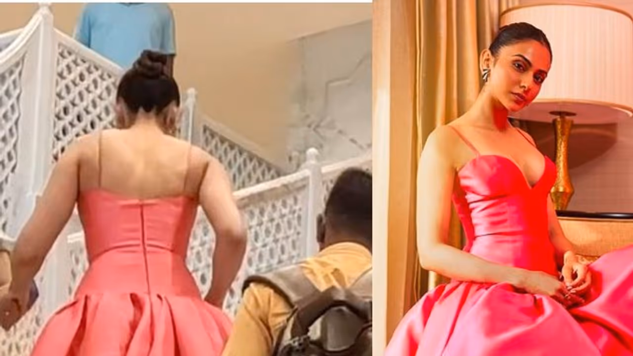 రకుల్ డ్రెస్ ని అతడు అలా పట్టుకున్నాడేంటి.. అసభ్యంగా ఉంది, వైరల్ వీడియోపై నెటిజన్ల కామెంట్స్ రకుల్ డ్రెస్ ని అతడు అలా పట్టుకున్నాడేంటి.. అసభ్యంగా ఉంది, వైరల్ వీడియోపై నెటిజన్ల కామెంట్స్