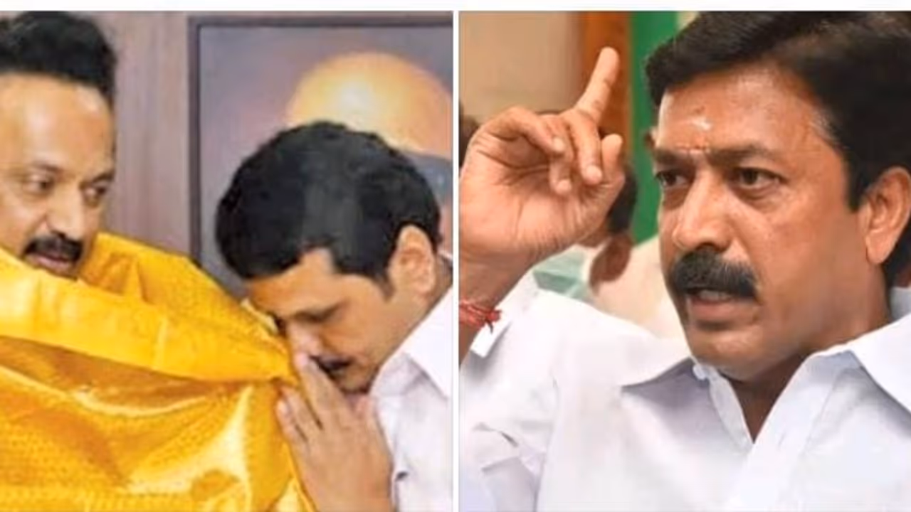 முதல்வர் ஸ்டாலின் மத்திய அரசை கண்டு நடுங்கிக் கொண்டு இருக்கிறார் சி.வி.சண்முகம் விமர்சனம் முதல்வர் ஸ்டாலின் மத்திய அரசை கண்டு நடுங்கிக் கொண்டு இருக்கிறார் சி.வி.சண்முகம் விமர்சனம்