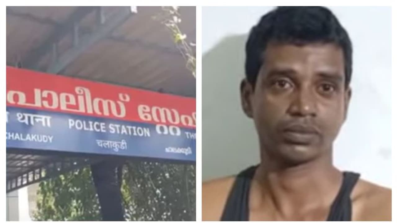 പൊലീസ് സ്റ്റേഷനിലെ ചില്ല് തകർത്തു, രക്ഷപ്പെടാൻ ശ്രമിച്ച പ്രതിയെ പൊലീസ് പിറകെയോടി കീഴ് പ്പെടുത്തി