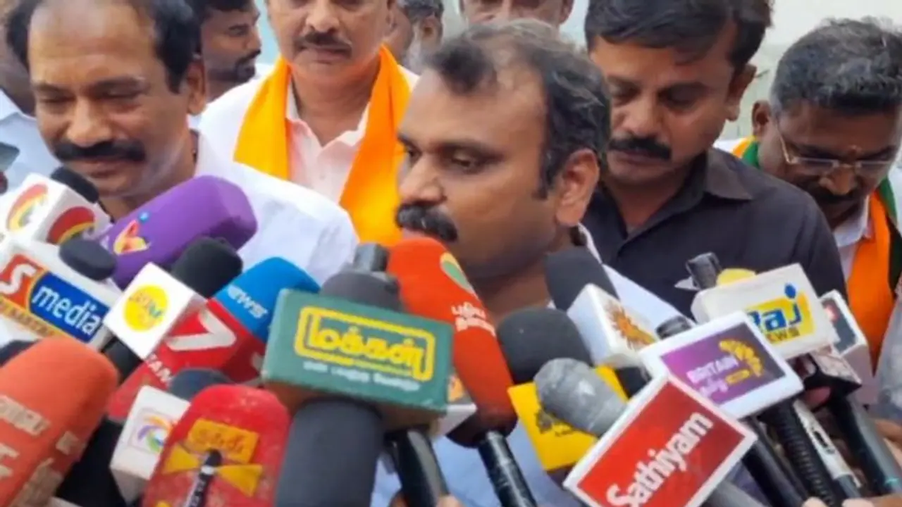 தலித் சமூகத்தைச் சேர்ந்த ஒருவரை அமைச்சராக பார்க்க திமுகவினருக்கு மனம் இல்லை எல்.முருகன் காட்டம்