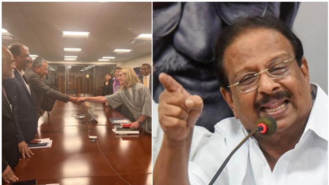 'ഓന്ത് നാണിച്ചുപോകും', വിദേശവായ്പക്ക് പിണറായി ഇരന്നത് നിലപാടിൽ മലക്കംമറിഞ്ഞ്; 2001 കാലം ഓർമ്മിപ്പിച്ച് സുധാകരൻ 'ഓന്ത് നാണിച്ചുപോകും', വിദേശവായ്പക്ക് പിണറായി ഇരന്നത് നിലപാടിൽ മലക്കംമറിഞ്ഞ്; 2001 കാലം ഓർമ്മിപ്പിച്ച് സുധാകരൻ