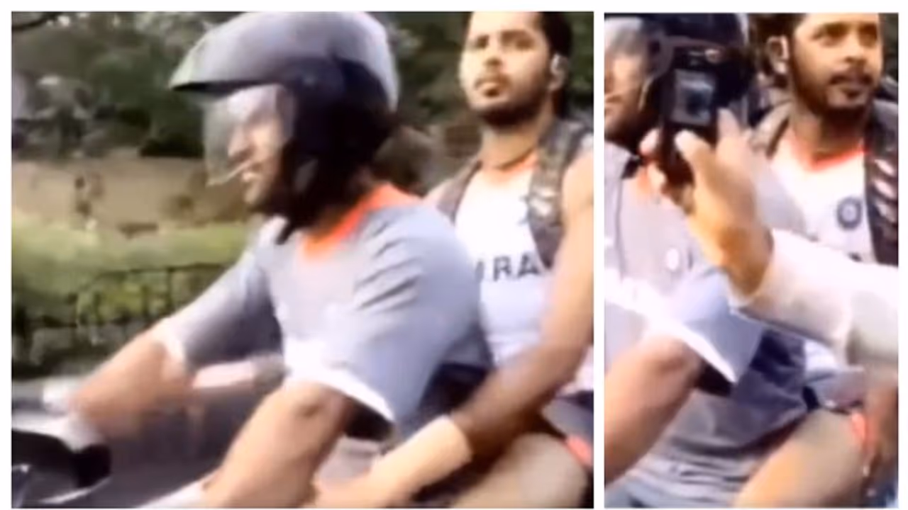 ശ്രീശാന്തിനെ പിന്നിലിരുത്തി ബൈക്കില് നഗരം ചുറ്റുന്ന ധോണി! അപൂര്വ വീഡിയോ സോഷ്യല് മീഡിയയില് വൈറല് ശ്രീശാന്തിനെ പിന്നിലിരുത്തി ബൈക്കില് നഗരം ചുറ്റുന്ന ധോണി! അപൂര്വ വീഡിയോ സോഷ്യല് മീഡിയയില് വൈറല്