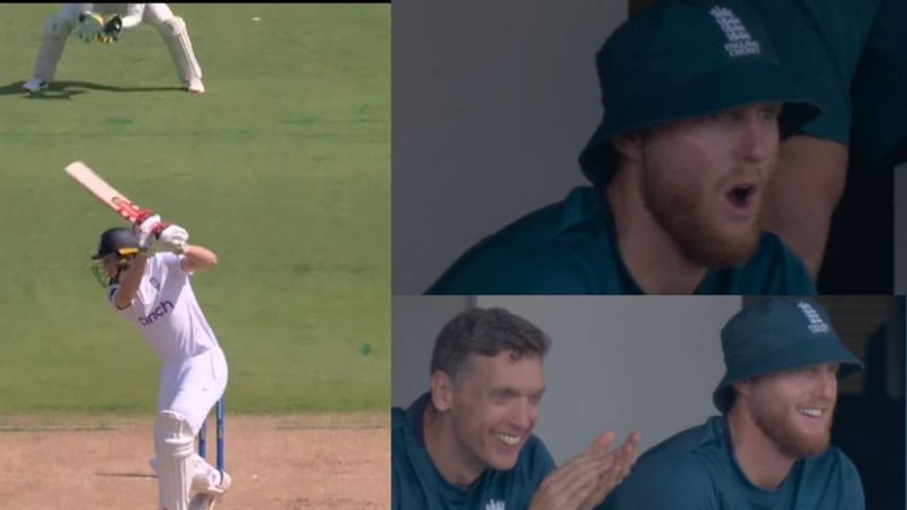 The Ashes 2023: Ben Stokes reaction to Zak Crawley's first ball four goes viral; England fans elated (WATCH) The Ashes 2023: Ben Stokes reaction to Zak Crawley's first ball four goes viral; England fans elated (WATCH)