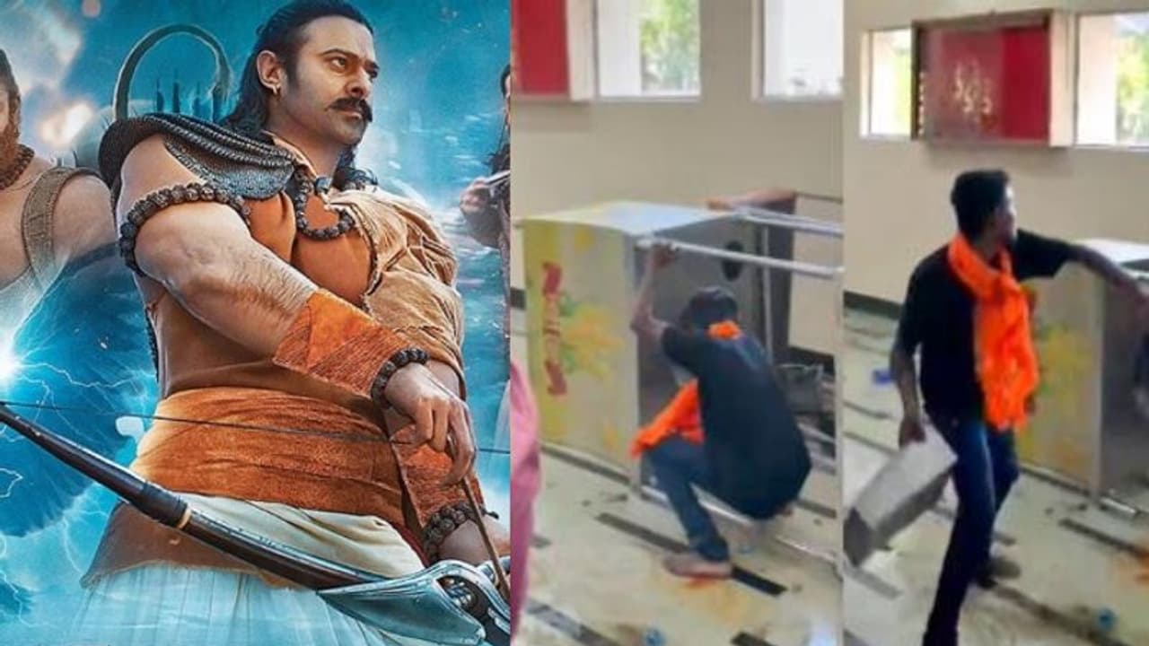 ഇതൽപ്പം കടന്നുപോയി; 'ആദിപുരുഷ്' സ്ക്രീനിം​ഗ് വൈകി, തിയറ്റർ അടിച്ചു തകർത്ത് പ്രഭാസ് ഫാൻസ്