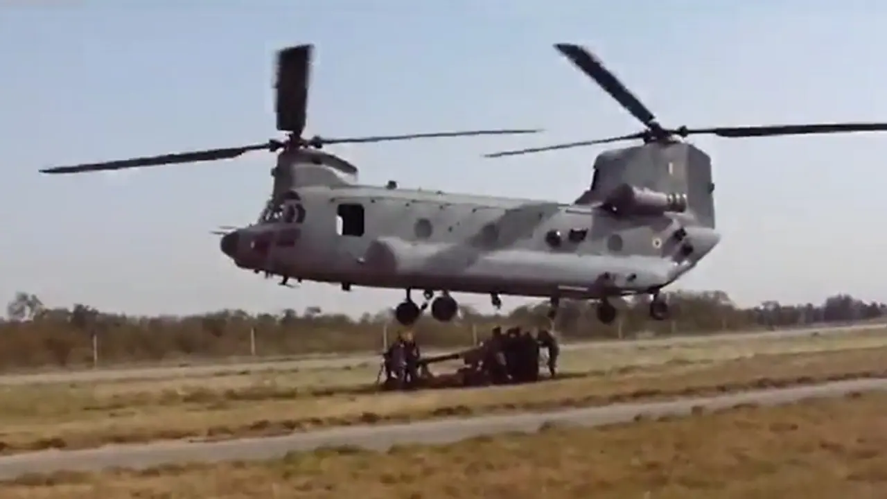IAF Chinook helicopter lands in Punjab field following technical snag