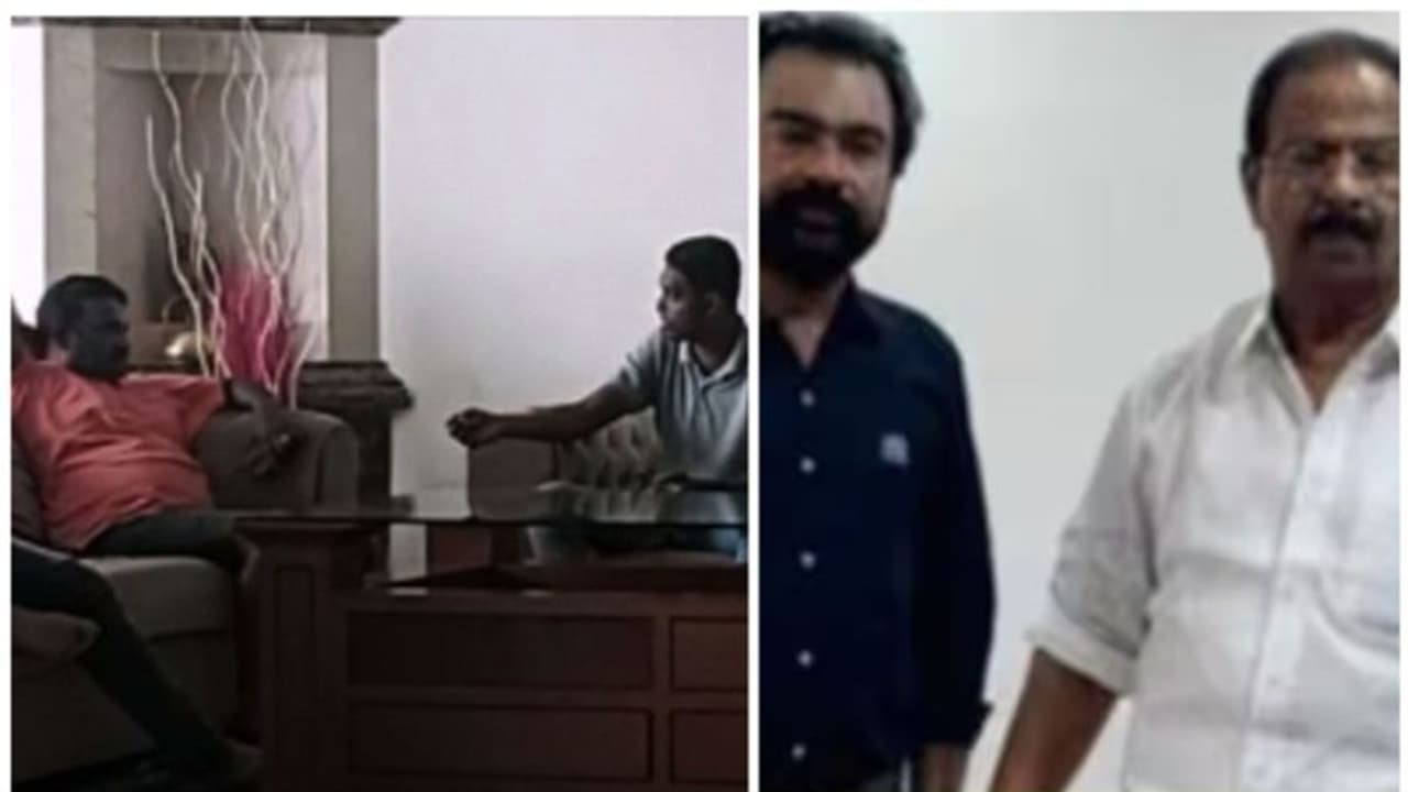 'സുധാകരന്‍റെ പേര് പറയാതിരിക്കാൻ ഇടനിലക്കാരൻ കരാ‍ര്‍ ജോലി വാഗ്ദാനം ചെയ്തു'; വീഡിയോ പുറത്തുവിട്ട് പരാതിക്കാ‍‍ർ