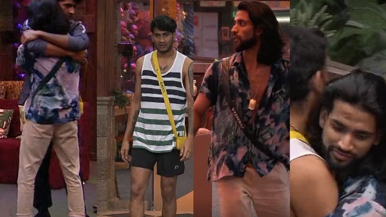 വിഷ്ണു പുറത്തായ ശേഷം 'അണ്ണൻ' അഖില് ചെയ്തത്, ഇതാണ് സ്നേഹമെന്ന് ആരാധകര് വിഷ്ണു പുറത്തായ ശേഷം 'അണ്ണൻ' അഖില് ചെയ്തത്, ഇതാണ് സ്നേഹമെന്ന് ആരാധകര്