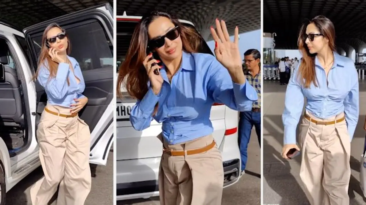 Did Malaika Arora wear Arjun Kapoor's oversized pants? Netizens troll her brutally