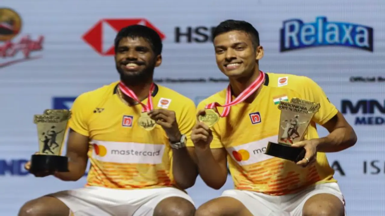 Indonesia Open Badminton: வரலாற்று முத்திரை பதித்த சாத்விக்சாய்ராஜ் ரங்கிரெட்டி சிராக் ஷெட்டி ஜோடி!