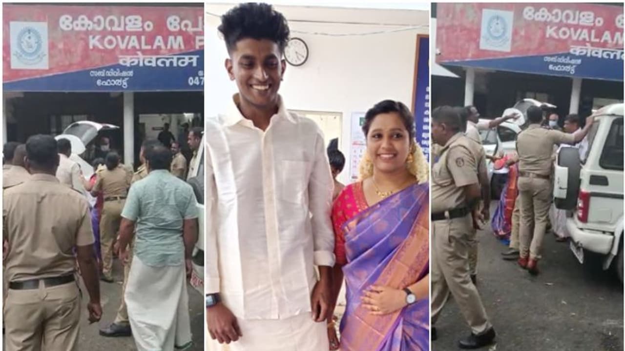 ഒന്നിക്കാൻ അൽഫിയ അഖിൽ, കൂട്ടായി കോവളം പൊലീസ്; ക്ഷേത്രത്തിൽ താലികെട്ട് തടഞ്ഞ് കായംകുളം പൊലീസിന്റെ ബലപ്രയോഗം ഒന്നിക്കാൻ അൽഫിയ അഖിൽ, കൂട്ടായി കോവളം പൊലീസ്; ക്ഷേത്രത്തിൽ താലികെട്ട് തടഞ്ഞ് കായംകുളം പൊലീസിന്റെ ബലപ്രയോഗം