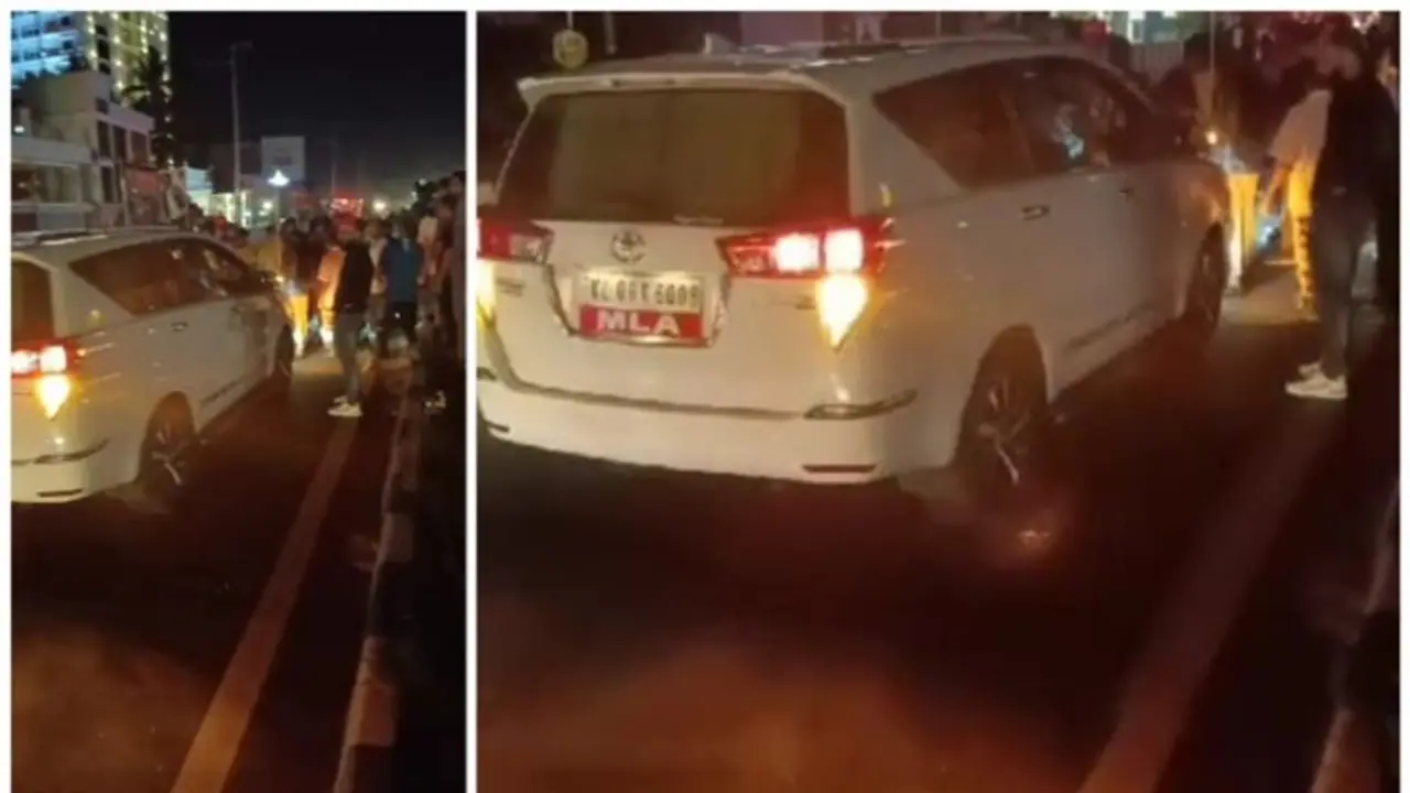 Man injured after being hit by MLA M M Mani's car in Thiruvananthapuram
