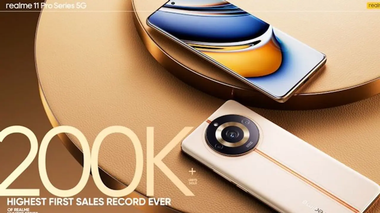 Realme 11 Pro series surpasses first sales record of 200K, smashes previous records