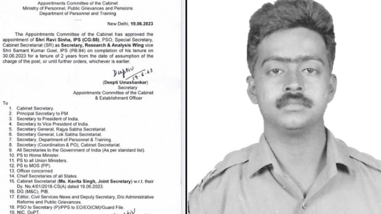 'రా' (RAW) కొత్త చీఫ్ గా సీనియర్ ఐపీఎస్ అధికారి రవి సిన్హా 'రా' (RAW) కొత్త చీఫ్ గా సీనియర్ ఐపీఎస్ అధికారి రవి సిన్హా