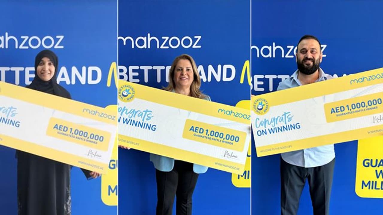 മഹ്സൂസ്: മൂന്നാഴ്ച്ച മൂന്ന് വിജയികള് സ്വന്തമാക്കിയത് മില്യൺ ദിര്ഹം മഹ്സൂസ്: മൂന്നാഴ്ച്ച മൂന്ന് വിജയികള് സ്വന്തമാക്കിയത് മില്യൺ ദിര്ഹം