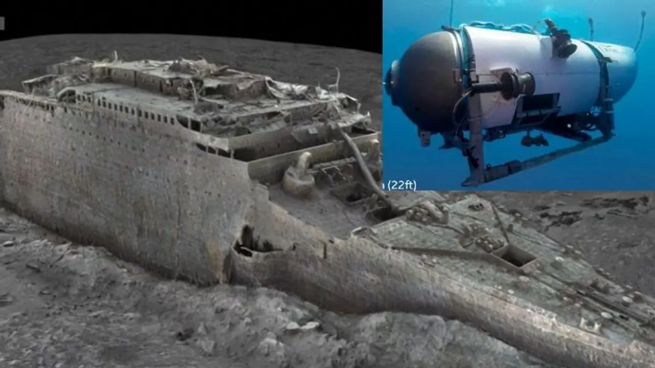ಟೈಟಾನಿಕ್ ಅವಶೇಷಗಳ ವೀಕ್ಷಣೆಗೆ ಪ್ರವಾಸಿಗರ ಕರೆದೊಯ್ದ ಜಲಂತರ್ಗಾಮಿ ನೌಕೆ ನಾಪತ್ತೆ