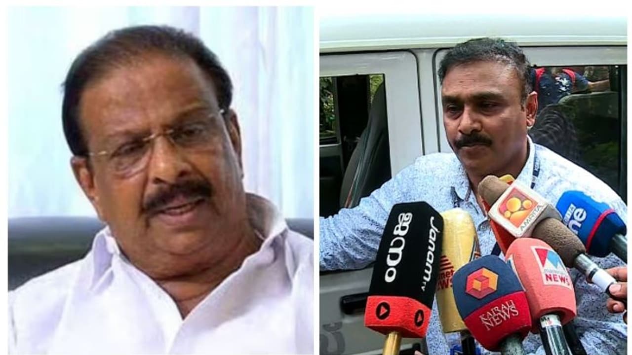 'തട്ടിപ്പ് കേസിൽ കെ സുധാകരനെതിരെ തെളിവുണ്ട്'; പൊലീസിനെ രാഷ്ട്രീയത്തിലേക്ക് വലിച്ചിഴക്കരുതെന്ന് ഡിവൈഎസ്പി 'തട്ടിപ്പ് കേസിൽ കെ സുധാകരനെതിരെ തെളിവുണ്ട്'; പൊലീസിനെ രാഷ്ട്രീയത്തിലേക്ക് വലിച്ചിഴക്കരുതെന്ന് ഡിവൈഎസ്പി
