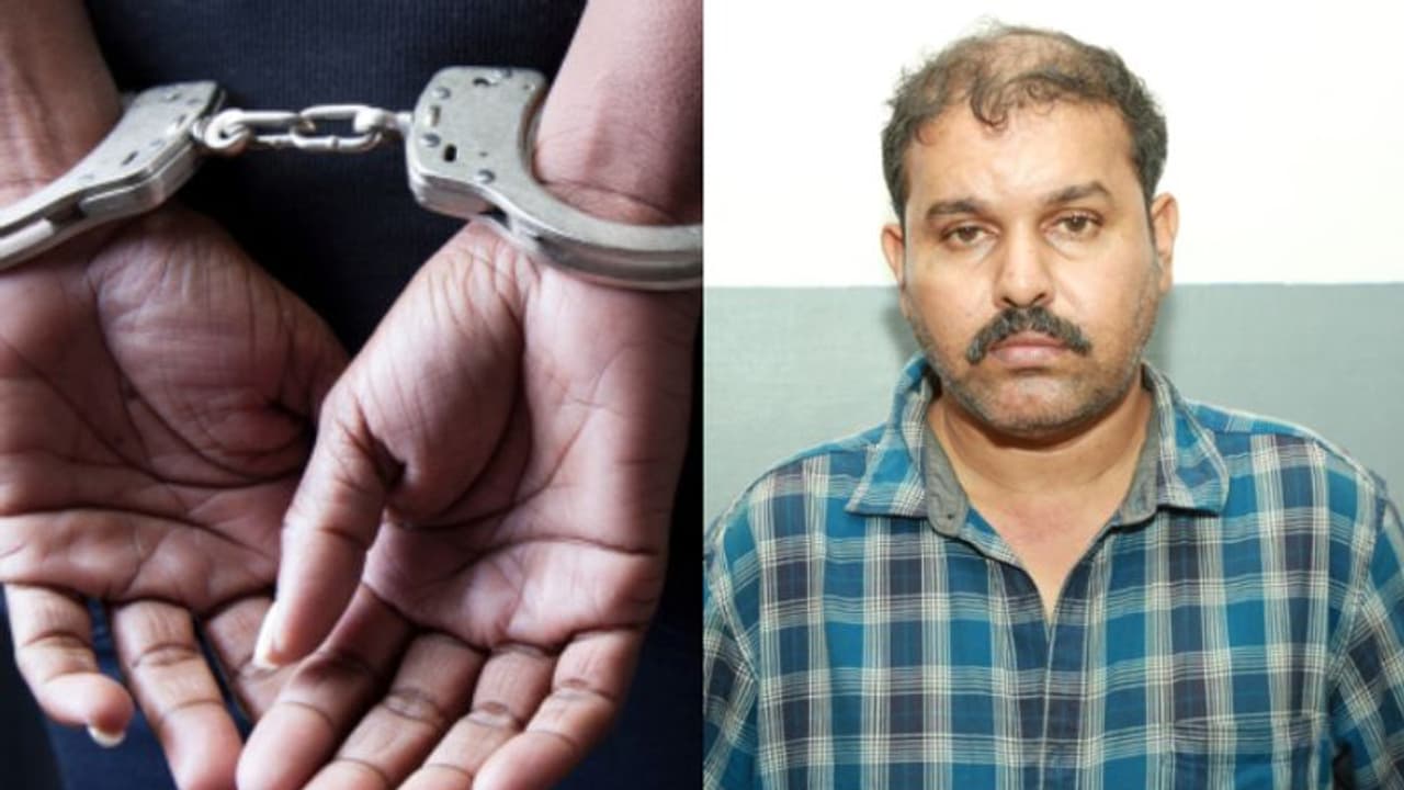 ഒട്ടകത്തെ മേയ്ക്കുന്നതിന് വേണ്ടിയുള്ള വിസ അയച്ച് തട്ടിപ്പ്, പൊലീസിന് നേരെ വടിവാളുമായി പ്രതി; അറസ്റ്റ് ഒട്ടകത്തെ മേയ്ക്കുന്നതിന് വേണ്ടിയുള്ള വിസ അയച്ച് തട്ടിപ്പ്, പൊലീസിന് നേരെ വടിവാളുമായി പ്രതി; അറസ്റ്റ്