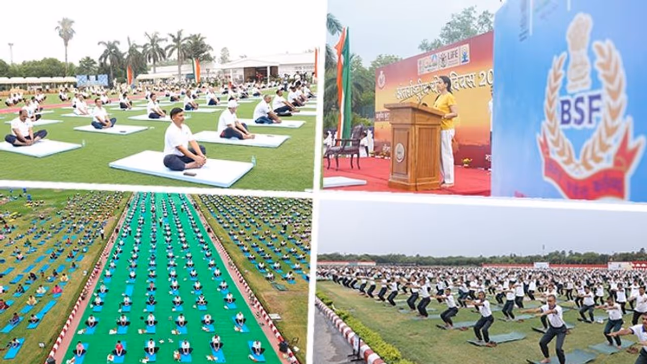 Yoga Day 2023: Forces practise Yoga with passion and zeal (WATCH)
