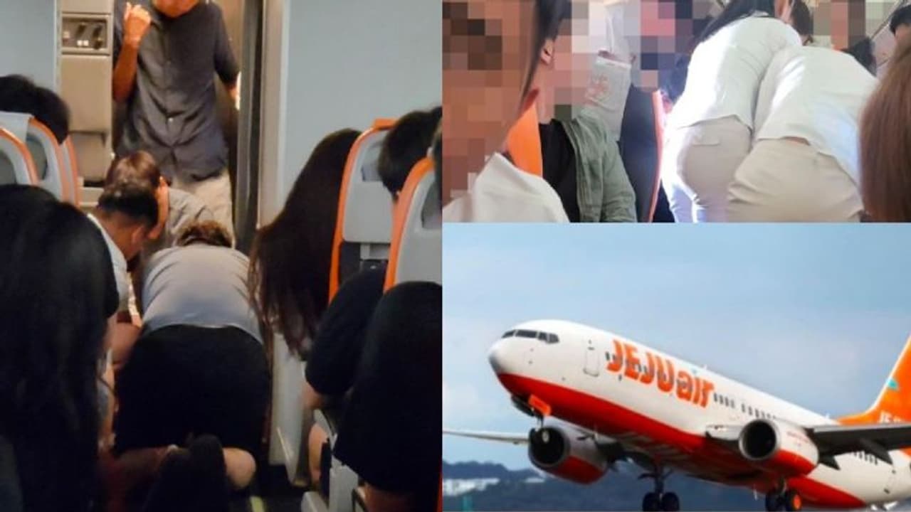 ಮಧ್ಯ ಆಗಸದಲ್ಲಿ ವಿಮಾನದ ಡೋರ್ ತೆಗೆಯಲು ಯತ್ನ: ಯುವಕನ ಹಗ್ಗದಿಂದ ಸೀಟಿಗೆ ಕಟ್ಟಿದ ಸಿಬ್ಬಂದಿ