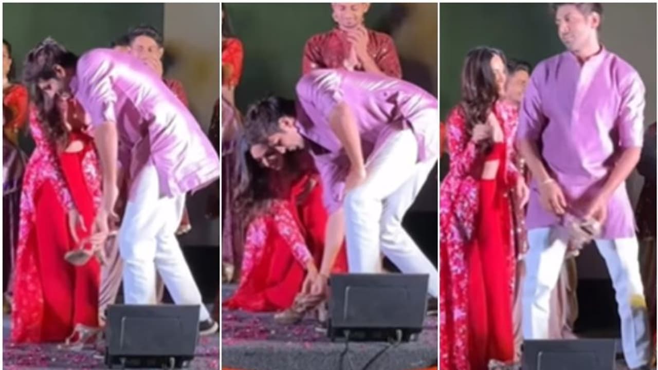 ವೇದಿಕೆ ಮೇಲೆಯೇ ಕಿಯಾರಾಗೆ ಚಪ್ಪಲಿ ಹಾಕಿದ ಕಾರ್ತಿಕ್ ಆರ್ಯನ್: ನಟನ ನಡೆಗೆ ಫ್ಯಾನ್ಸ್ ಮೆಚ್ಚುಗೆ